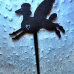 Poodle Garden Marker