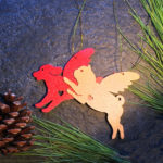 Retriever and Pug Ornament