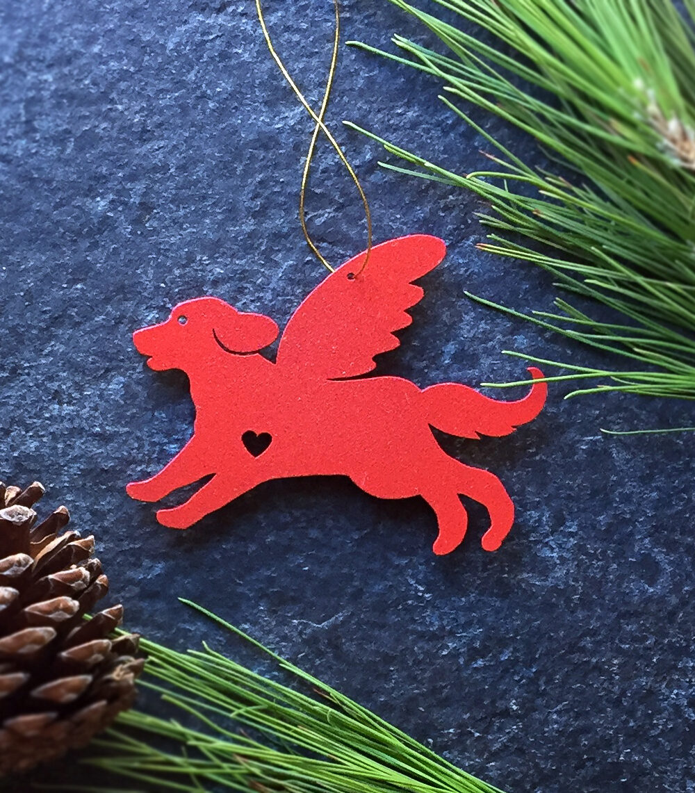 Retriever Pet Angel Ornament