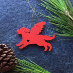 Retriever Pet Angel Ornament