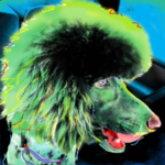 Poodle Pop Art Portrait