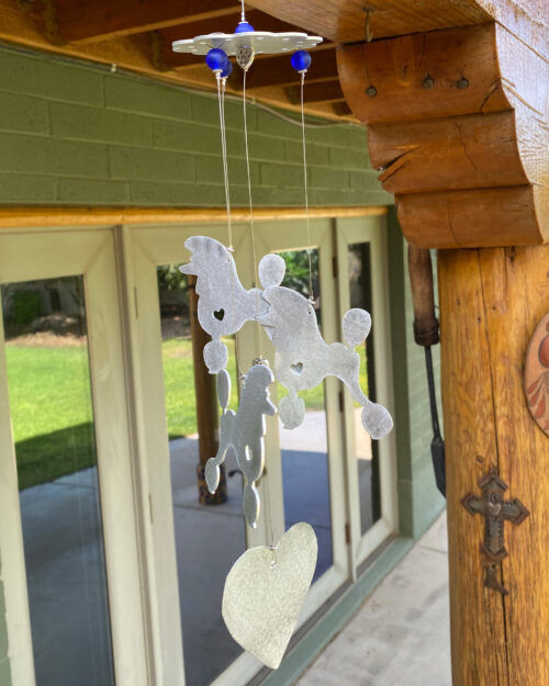 Poodle Wind Chimes are great personalized gifts