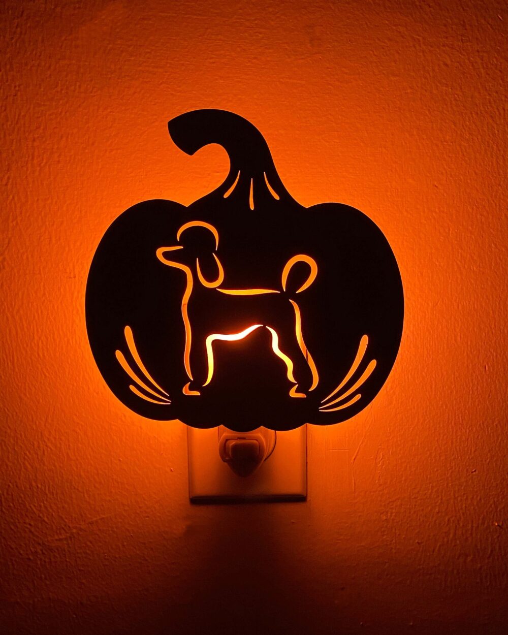 Halloween Poodle Night Light