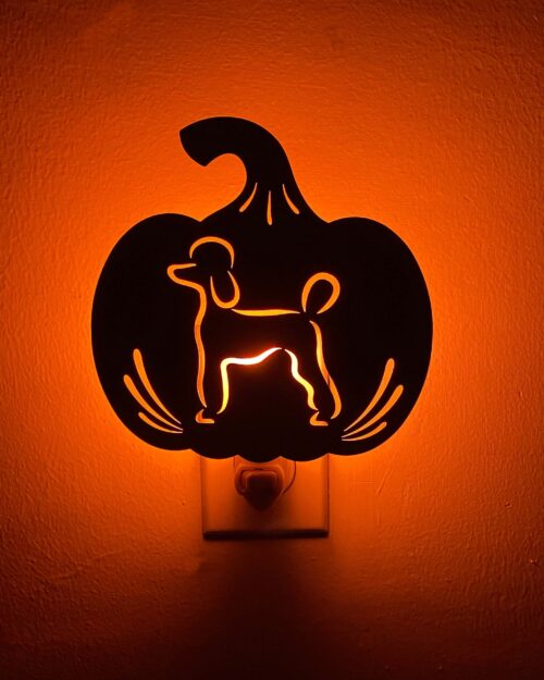 Halloween Poodle Night Light